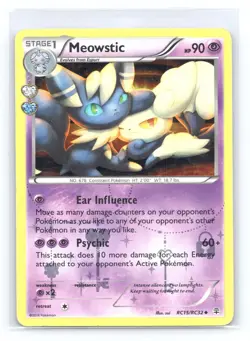 Meowstic RC15/RC32 Uncommon Generations Pokemon Holo Lightly Played - Image 1