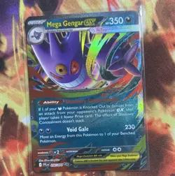 Pokemon TCG Mega Gengar EX 056/094 Me02: Phantasmal Flames UR Holo Eng HP 350 - Image 1