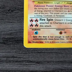 Pokemon Charizard 4/102 Base Set Holo Rare 1999 WOTC Vintage Card - MP - Image 5