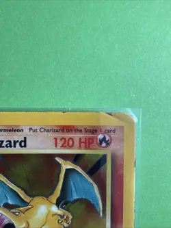 Pokemon TCG Charizard Card 4/102 WOTC 1999 Rare Holo Base Set - Image 5