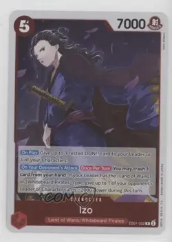 2024 One Piece Card Game: Extra - Memorial Collection EB01 English R Izo - Image 1