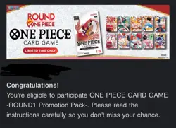 One Piece round 1 Promo Pack Pre Sale - Image 1