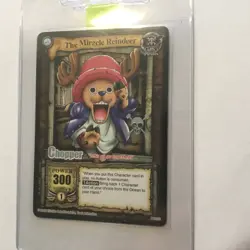 2005 One Piece Bandai CCG Chopper Silver Promo - Jolly Roger Stamp - Image 1
