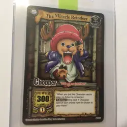 2005 One Piece Bandai CCG Chopper Silver Promo - Jolly Roger Stamp - Image 2