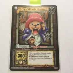 2005 One Piece Bandai CCG Chopper Silver Promo - Jolly Roger Stamp - Image 5