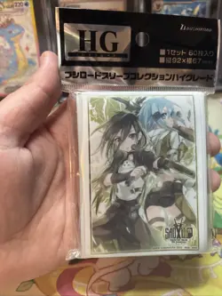 Bushiroad HG Vol.2318 Sword Art Online Sinon & Kirito Sleeves 60 ct new sealed - Image 5