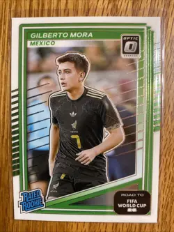 Panini Gilberto Mora Mexico Rated Rookie FIFA World Cup 2025-26 #214 Optic - Image 1