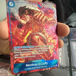Bandai One Piece Card Game Monkey.D.Luffy OP02-062 Impel Down Alt Art SR Foil EN - Image 1