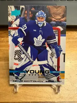 2025-26 Upper Deck Extended Artur Akhtyamov Young Guns Deluxe 250/250 RC #722 - Image 1