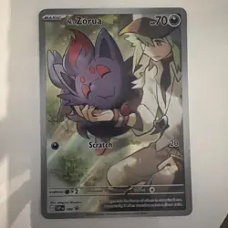 Pokemon TCG N's Zorua Sv: Scarlet & Violet Promo Cards 189 Promo Holo 70HP - Image 1