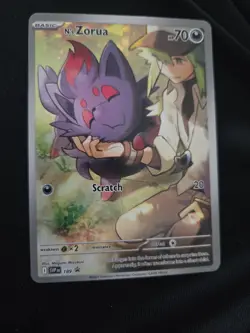 N's Zorua 189 Sv: Scarlet & Violet Promo Cards Holo - Image 1
