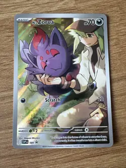 N's Zorua 189 Sv: Scarlet & Violet Promo Cards Holo - Image 2