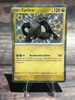 Cyclizar 195/091 Shiny Rare SV: Paldean Fates Pokemon Card - Image 1
