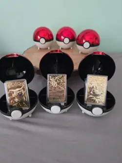 Pokemon 23k Gold Plated Cards Complete Set Burger King 1999 With COA's - Image 3