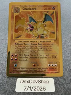 Charizard (Celebrations Metal Card) 004/102 NM/LP+ Pokemon TCG - Image 1
