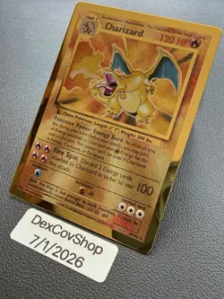 Charizard (Celebrations Metal Card) 004/102 NM/LP+ Pokemon TCG - Image 2