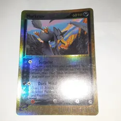 Murkrow 47/100 EX Sandstorm - 2003 Nintendo - REVERSE HOLO Pokemon TCG - Image 3
