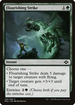 Flourishing Strike MTG Modern Horizons 2 Common Foil NM x1 - Magic Card - Image 1