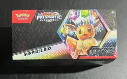 Pokemon Prismatic Evolutions Surprise Box New Factory Sealed Ships Same Day - Image 1