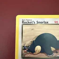 Rocket's Snorlax 33/132 Rare Gym Heroes Pokemon Card - Image 4