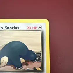 Rocket's Snorlax 33/132 Rare Gym Heroes Pokemon Card - Image 5