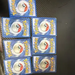 Nintendo Pokemon TCG Vintage 7-Card Lot Holo Manaphy Zapdos Vaporeon 1999 - Image 2