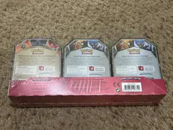 New Factory Sealed Pokemon Dawn Wings Necrozma-GX Tins 3-pack - Image 5