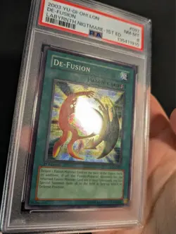 Yugioh De-Fusion LON-097 1st Edition Super Rare PSA 8 NM-MT! - Image 3