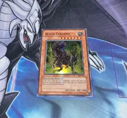 Black Tyranno LP Ultra Rare Unlimited IOC-075 OG Print Yugioh! - Image 1