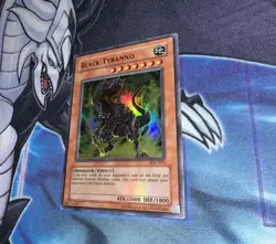 Black Tyranno LP Ultra Rare Unlimited IOC-075 OG Print Yugioh! - Image 2
