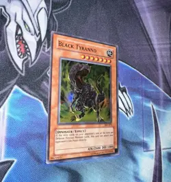 Black Tyranno LP Ultra Rare Unlimited IOC-075 OG Print Yugioh! - Image 3