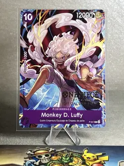 Monkey. D. Luffy P-041 Official Shop Paris Promo NM ONE PIECE Card Game - Image 2