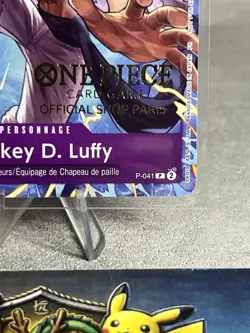 Monkey. D. Luffy P-041 Official Shop Paris Promo NM ONE PIECE Card Game - Image 5