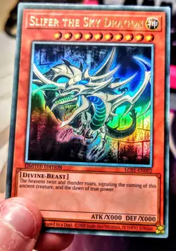 Yu-Gi-Oh! Ghost Rare Style Slifer The Sky Dragon - Image 1