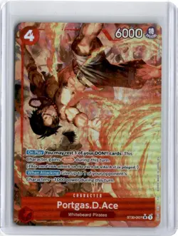 One Piece Starter Deck EX: ST30-007 Portgas.D.Ace Alt Art Super Rare English - Image 1