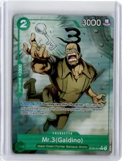 One Piece Starter Deck EX: ST30-014 Mr.3(Galdino) (Full Art) Common English - Image 1