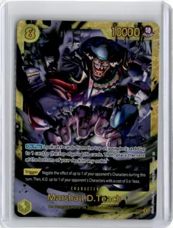 One Piece The Time of Battle OP16-119 Marshall.D.Teach (119) Secret Rare English - Image 1