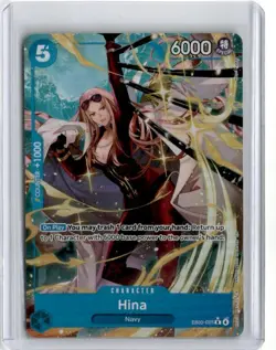 One Piece Heroines Edition EB03-025 Hina (Alternate Art) Rare English - Image 1