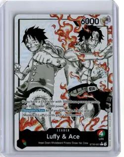 One Piece Starter Deck EX ST30-001 Luffy & Ace (Parallel) Alt Art English - Image 1