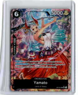 Bandai One Piece CCG Yamato OP16-098 Super Rare Alt Art Foil English - Image 1