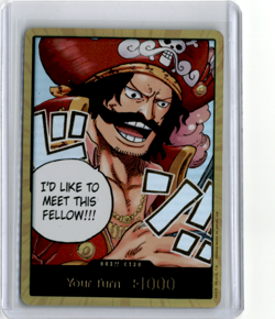 One Piece: Carrying On His Will (OP13) Gol.D.Roger Gold DON!! Card - Image 1