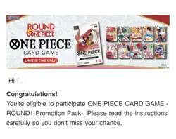 One Piece round 1 Promo Pack Pre Sale - Image 1
