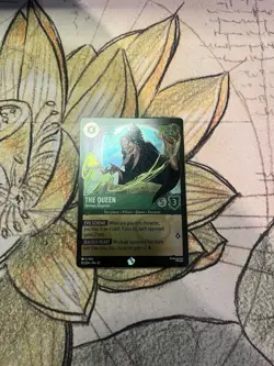 Disney Lorcana Wilds Unknown The Queen Devious Disguise 90/204 Legendary Foil - Image 1