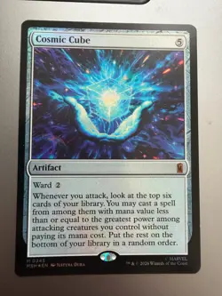 Cosmic Cube ~ NM Foil ~ Marvel Super Heroes ~ MTG ~ - Image 1