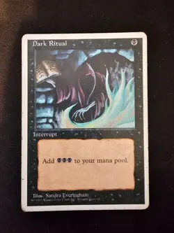 Dark Ritual - Fourth Edition - Magic: The Gathering - (HP) - Image 1