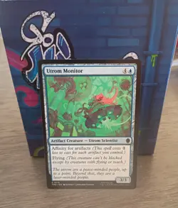 Wizards of the Coast MTG TMNT Utrom Monitor Artifact Creature Rare 0113 EN - Image 1