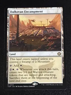 MTG Tarkir: Dragonstorm Dalkovan Encampment 0253 NM Rare - Image 1