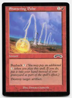 Shattering Pulse 102 Common Exodus Magic: The Gathering Lightly Played - Image 1