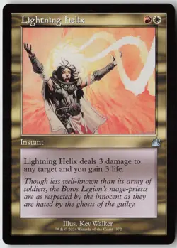 Lightning Helix (Retro Frame) (372) - Normal - Ravnica Remastered (RVR) - NM - Image 1