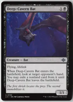 Deep-Cavern Bat (102) - Normal - The Lost Caverns of Ixalan (LCI) - NM - Image 1